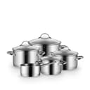WMF Provence Plus Cromargan Pot Set, Silver, 5-Piece - 1