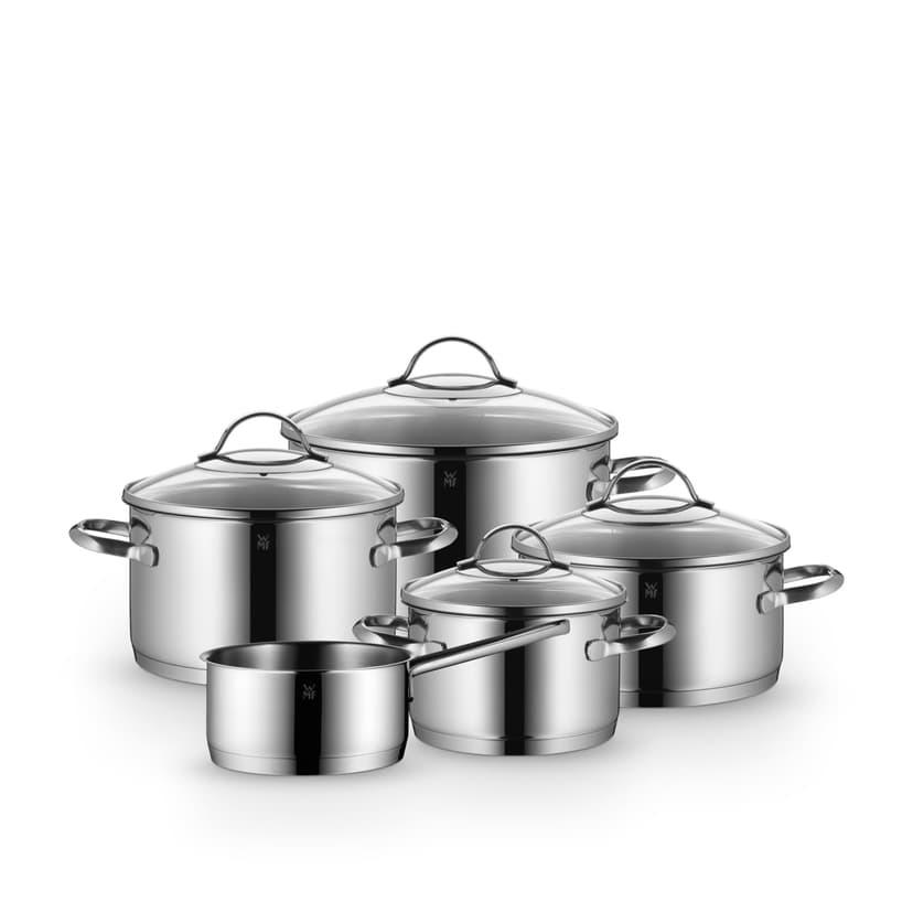 WMF Provence Plus Cromargan Pot Set, Silver, 5-Piece - 1