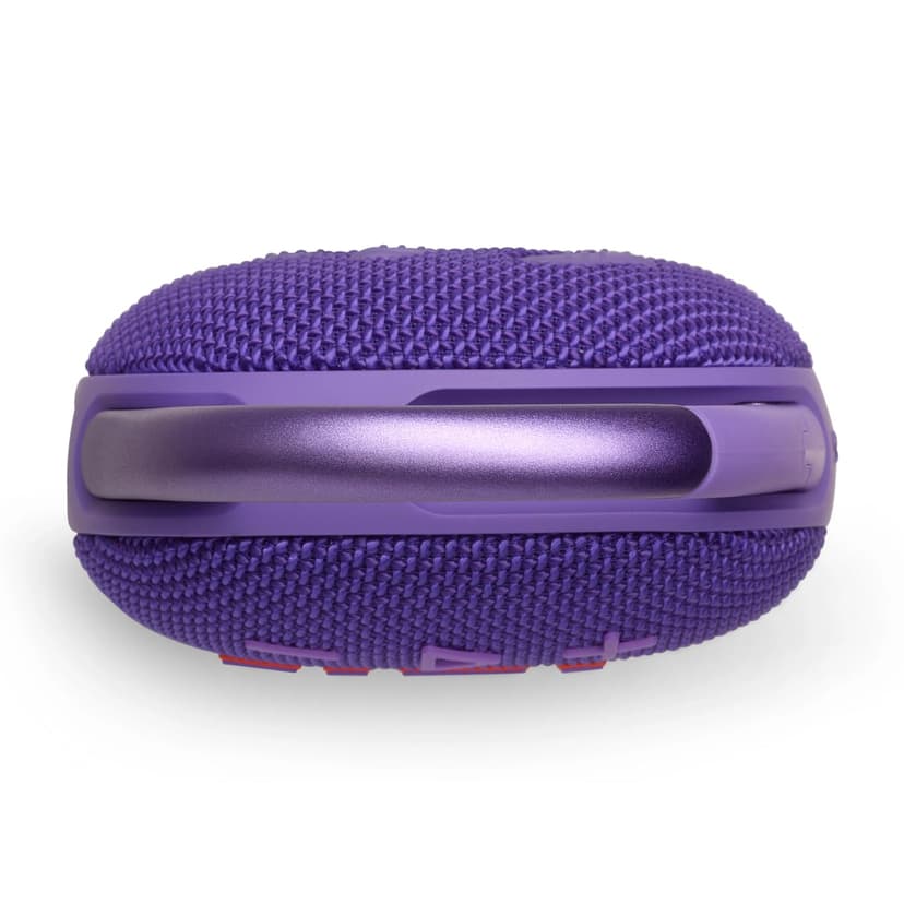 JBL Clip 5, Enceinte Bluetooth ultra-portable, mousqueton intégré, son JBL Pro, basses percutantes, 12 heures d'autonomie, fonction Playtime Boost, résistante à l'eau et à la poussière IP67, en violet - 4