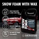 Dirtbusters – Shampooing moussant nettoyant au pH neutre parfum vanille pour nettoyage professionnel de voiture,snow foam 5 L - 3