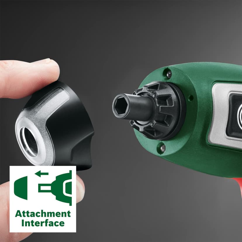 Bosch Home and Garden IXO Cordless Screwdriver (7th Generation, 3.6V, 2.0Ah, 5.5Nm, with Micro USB Cable, Includes Angle Attachment, Screws up to 190 Screws, in Box) - Amazon Edition - 5