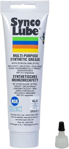 Super Synco Lube 21030 – Graisse synthétique multi-usages avec syncolon (PTFE), tube de 85 g + 10201 embout/applicateur