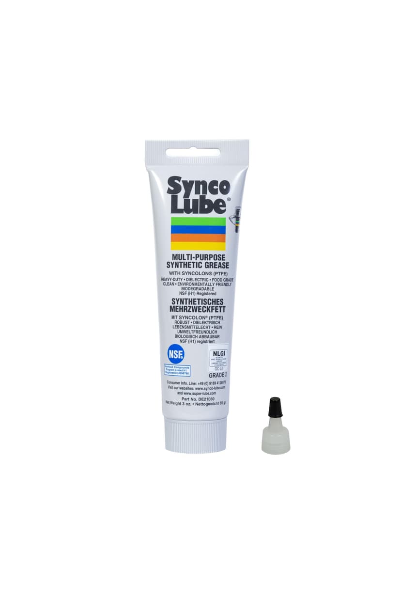 Super Synco Lube 21030 – Graisse synthétique multi-usages avec syncolon (PTFE), tube de 85 g + 10201 embout/applicateur - 1