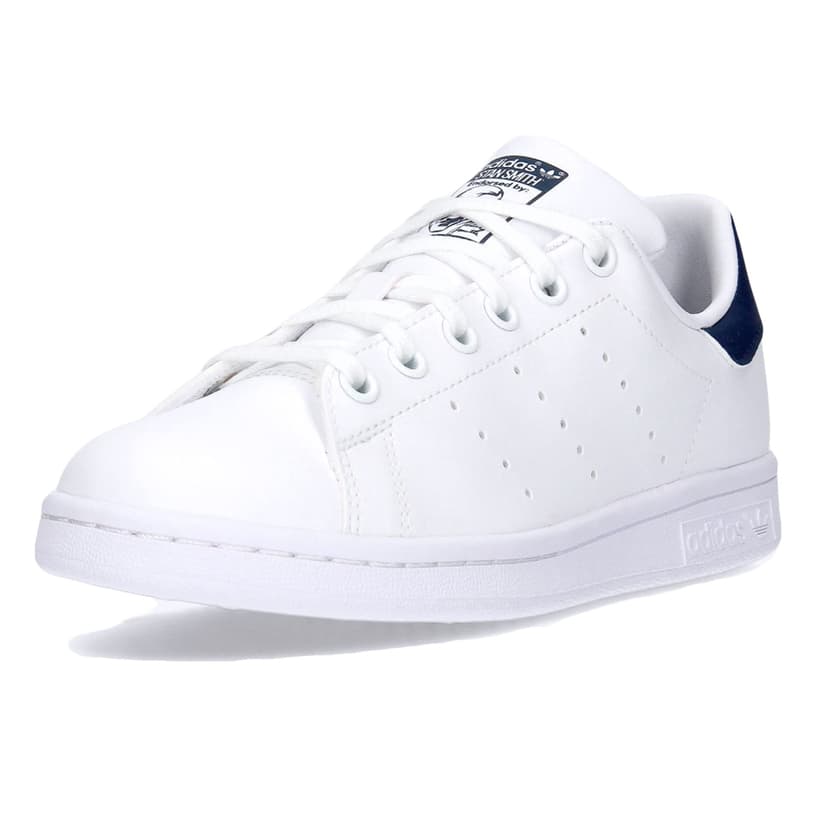 adidas Stan Smith Chaussures Unisexes pour Adulte, Blanc, Bleu foncé (FTWR White FTWR White Dark Blue), 39 1/3 EU - 1