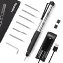 Mini Wireless Engraving Pen USB Rechargeable Rotary Tool for Metal Glass Wood Jewelry Black - 8