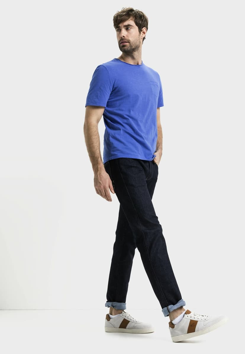 Camel Active 5-Pocket Houston Jean Droit, Bleu (Bleu Moyenne 41), W36/L34 (Taille fabricant: 36/34), Homme - 3