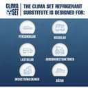 CLIMASET - 3-in-1 R 1234yf Air Con Recharge, Oil, Leak Sealer XL & 2 x R1234yf XL - AC Gas Refill Kit - Air Conditioning Car Recharge Kit - 6