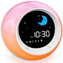 iHoo Réveil pour Enfants, réveil pour Apprendre à Dormir avec Lever du Soleil et de la Lune, Son de Sommeil, lumière de Nuit et réveil Automatique pour Les Enfants et Les Jeunes - 1