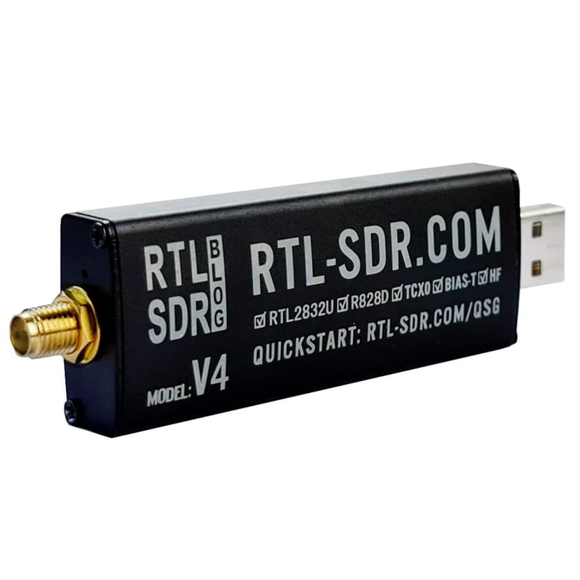 RTL-SDR Blog V4 R828D RTL2832U 1PPM TCXO SMA Software Defined Radio (Dongle Uniquement) - 2