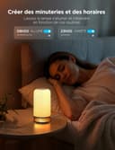 Govee Lampe de Chevet LED, Lampe de Table Tactile Dimmable RGBICWW avec 70 Modes Scène, Compatible avec Alexa, Fonctionne avec Matter, 2700-6500k, 500 Lumens, pour Salon et Chambre (Filaire) - 6