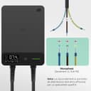 dé Wallbox 7.4 kW with Electricity Meter [1-Phase|400V|6-32A], Home Charging Station 7.5 m Charging Cable CEE 32A to Type 2 EV Charger, CE Certified with Cable Holder for EV and PHEV, Black - 6