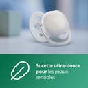 Philips Avent Kit biberons en verre Natural Response pour nouveau-né - 5 biberons, 2 sucettes Ultra Soft 0-6 mois, goupillon, sans BPA (modèle SCD879/11) - 5