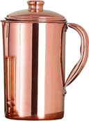 Pure Copper Pitcher for Ayurvedic Health Benefits 1.5 Liter Handcrafted Copper Water Jug with Matching Lid | for Serving More Water with Family - 2