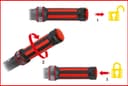 KS Tools 516.6042 1/2 "ERGOTORQUE®precision torque wrench 40-200 Nm with Quick-Lock knob ratchet head - 5