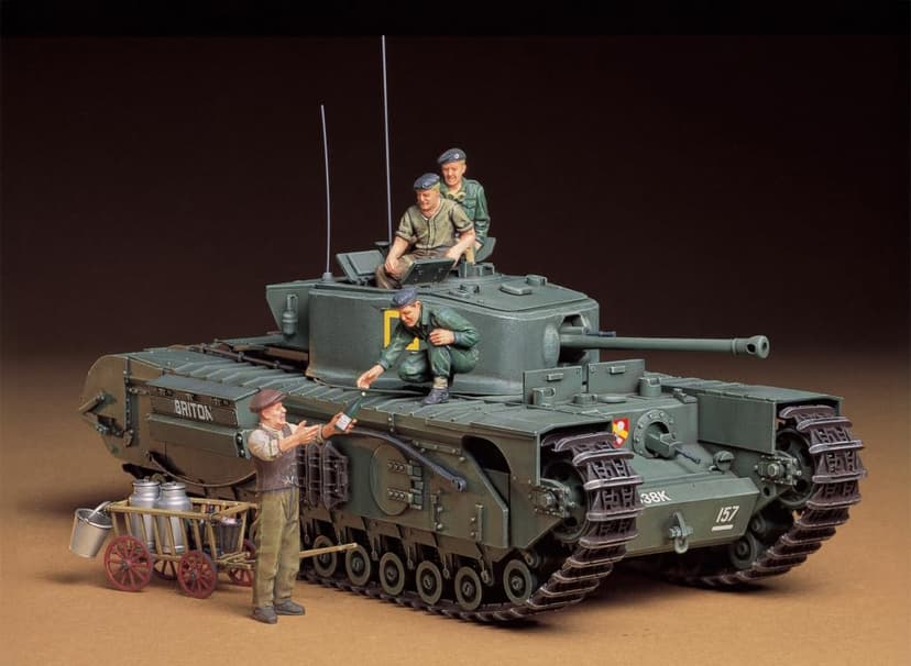 Tamiya Char d'infanterie Britannique MK.IV Churchill MK.VII à l'échelle 1:35 - 7