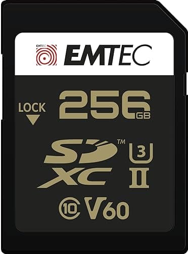 Emtec ECMSD256GUHS2V60 mémoire flash 256 Go SDXC UHS-II C…