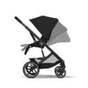 CYBEX Gold Balios S Lux Pushchair, Ergonomic Lying Position, One-Hand Harness System, from Birth to 22 kg (Approx. 4 Years), Moon Black - 8