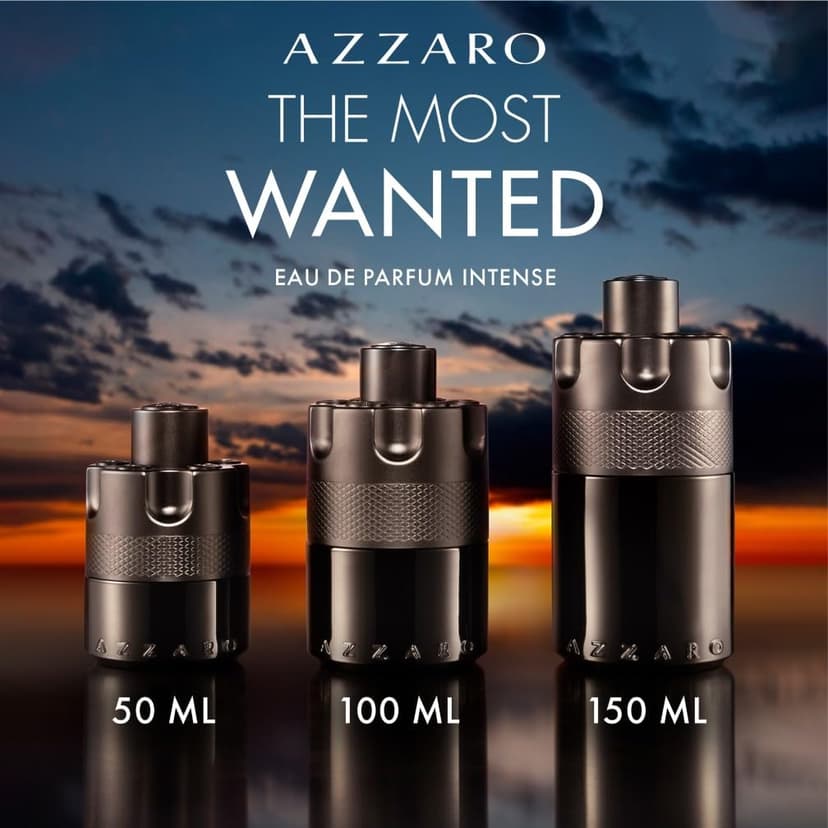 AZZARO The Most Wanted - Eau De Parfum Intense Homme - Fougère Ambré Boisé - Cardamome, Caramel Fondant & Bois Ambré - Tenue Longue Durée - Spray Vaporisateur - 6