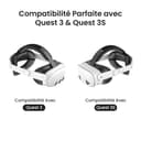 KIWI design K4 Head Strap Compatible with Meta Quest 3S/ Quest 3 VR Headset Accessories for Quest 3/3S Comfort Elite Strap NOT for Meta Quest 2 - 5