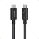 Anker Prime Thunderbolt 5 Cable, 3.3 FT USB C to USB-C Cable, 240W Charging, 80Gbps Data Transfer, 8K/4K Displays, for MacBook Pro, iPhone 17/16/15, iPad Pro,and More - 1