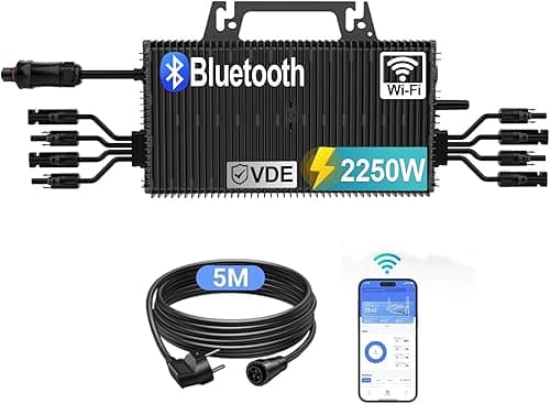 Micro Inverter 2250 W, Solar PV Inverter with WiFi, IP67 …
