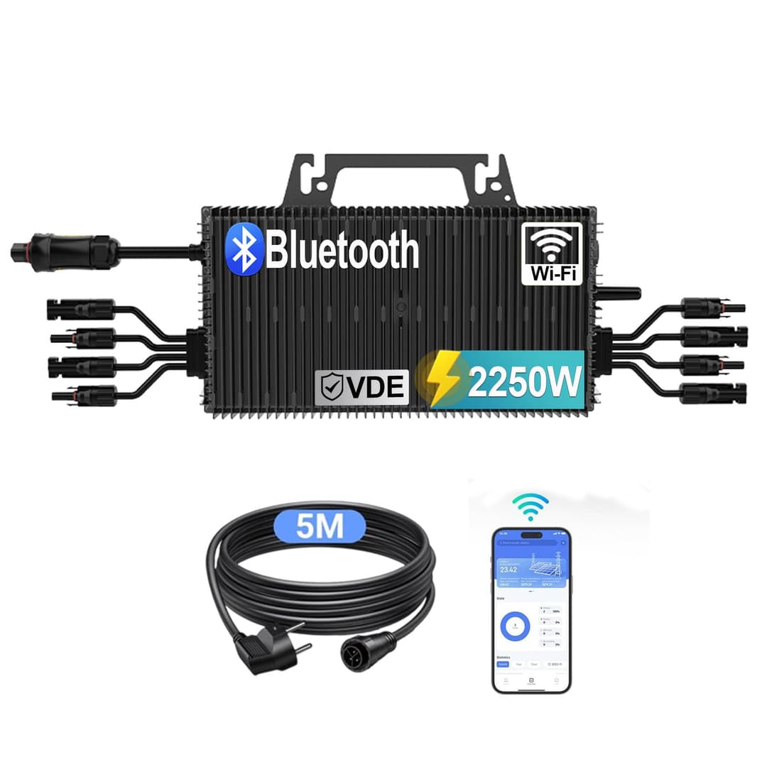Micro Inverter 2250 W, Solar PV Inverter with WiFi, IP67 …