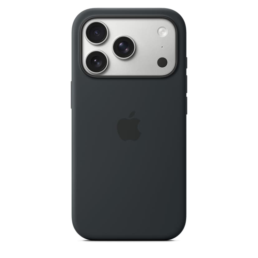 Apple iPhone 17 Silicone Case with MagSafe and Camera Control: Lightweight Phone Case, Wireless Charging Compatible, Smooth Matte Finish; Black ​​​​​​​ - 2