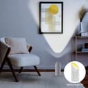 Adiwo Spot LED Uplight, Spot de Sol, 2 Pcs Blanc Lampes de Sol LED pour Un Éclairage d'Accentuation d'Ambiance, Lampadaires Plafonniers Lampadaire Dimmable Jaune Chaud Naturel Lumière Blanc Froi - 8