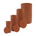 Ollas Lutton Olla Terre Cuite Tube à Enterrer 3L | Arrosage Autonome pour Plantes d'Extérieur Ecologique & Economique | Système d'Irrigation Naturel | Autonomie 5 Jours | OYA Terracotta - 8