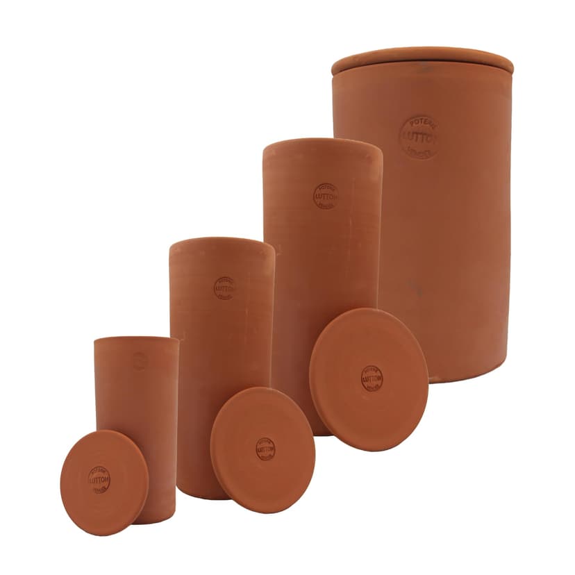 Ollas Lutton Olla Terre Cuite Tube à Enterrer 3L | Arrosage Autonome pour Plantes d'Extérieur Ecologique & Economique | Système d'Irrigation Naturel | Autonomie 5 Jours | OYA Terracotta - 8
