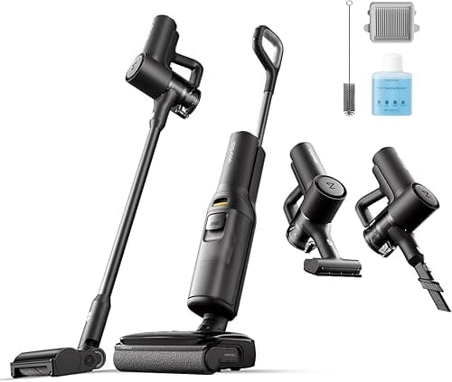 roborock F25 Combo Aspirateur Laveur, aspirateur sans Fil 5-en-1 Autonettoyage à Haute température de 90 °C et Aspiration 20 000 Pa pour Un Nettoyage Profond,inclinable à 180° Nettoyage Deux Bords