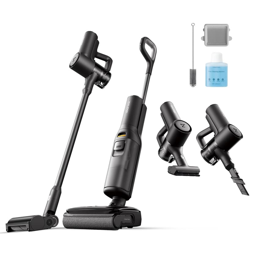 roborock F25 Combo Aspirateur Laveur, aspirateur sans Fil 5-en-1 Autonettoyage à Haute température de 90 °C et Aspiration 20 000 Pa pour Un Nettoyage Profond,inclinable à 180° Nettoyage Deux Bords - 1