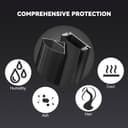 HOMMAND 6 x 1m/3.3ft LED Profile U Shape Aluminium Channel with Diffuser Strip, Corner Connectors, End Caps, Mounting Clips, Indoor LED Strip Light Holder - 5