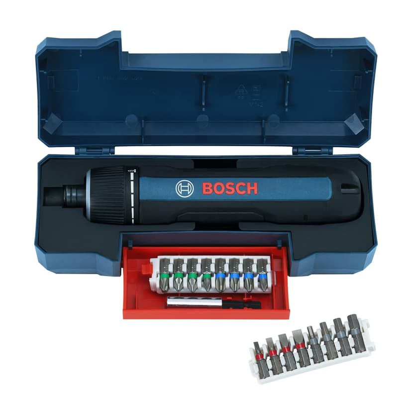 Bosch Professional Screwdriver Bosch GO 3 (incl. 8pcs bit Set, bit Holder, USB-C Cable, Mini Case) - 8