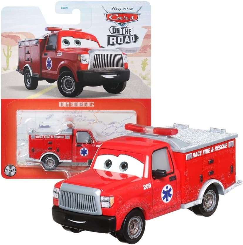 Mattel Vehicles Racing Style Disney Cars Die Cast 1:55 Car, Type: Adam Roadriguez - 1
