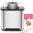 Vpcok Direct Ice Cream Maker, Electric Ice Cream Maker, Stainless Steel Ice Maker, 2L Ice Maker and Ice Cream Maker for Ice Sorbet, Ice Cream and Ice Yogurt - 1