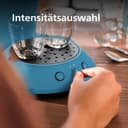 PHILIPS Senseo Original Plus CSA210/00 Coffee Pod Machine (Coffee Strength Choice, Coffee Boost Technology, Recycled Plastic), Blue Pavone - 5