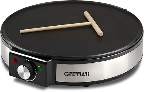 G3 Ferrari G10098 Profi-Crepe Crepe Stainless Steel Temperature Adjustment, Diameter 30 cm, 1200 W