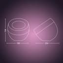 Philips Hue Iris White and Colour Ambiance LED Smart Table Light [Black - Iris only] with Bluetooth, Works with Alexa, Google Assistant and Apple Homekit - 6