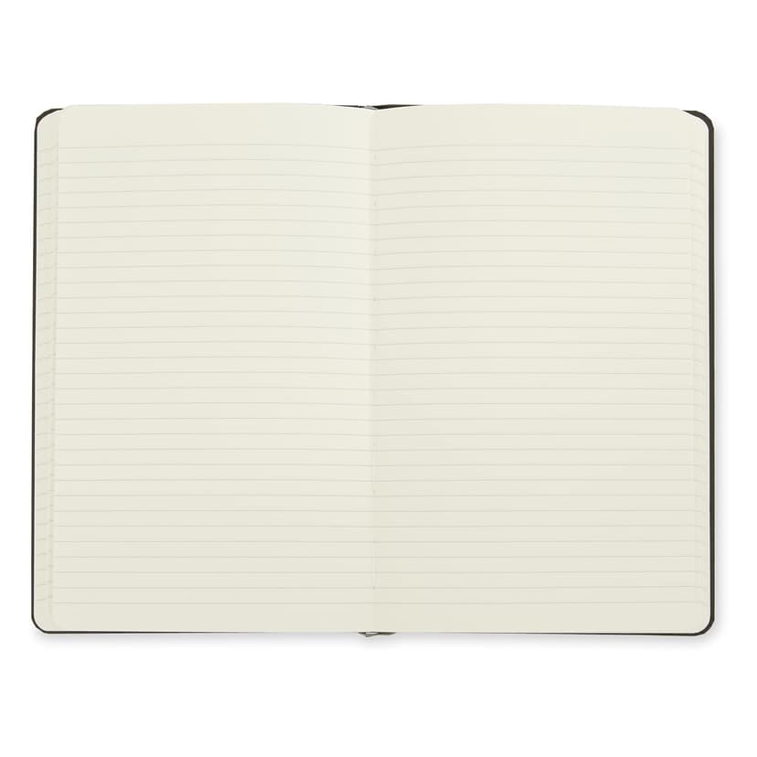 Amazon Basics Classic Notebook, A5, Plain, Black - 8