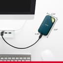 SANDISK Extreme Pro Portable SSD 4TB (up to 2000MB/s Read/Write speeds, 256 bit AES Hardware encryption, up to Three-Meter Drop Protection, IP65 Water and Dust Resistance) Monterey - 7