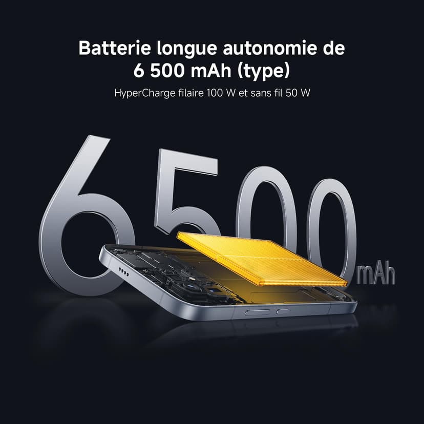 Xiaomi POCO F8 Ultra, Smartphone 12+256 Go, écran AMOLED 6,9" 120 Hz, Appareil Photo 50 MP Light Fusion 950 avec OIS, Son signé Bose, Batterie 6500 mAh, Noir, Garantie 2 Ans, Chargeur Non Inclus. - 7