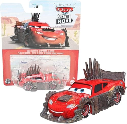 Mattel Vehicles Racing Style Disney Cars Die Cast 1:55 Car, Type: Lightning Road Rumbler