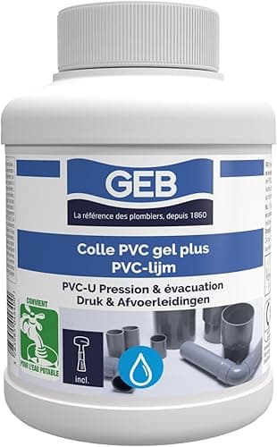 GEB Colle gel plus PVC - Pot 250 ml