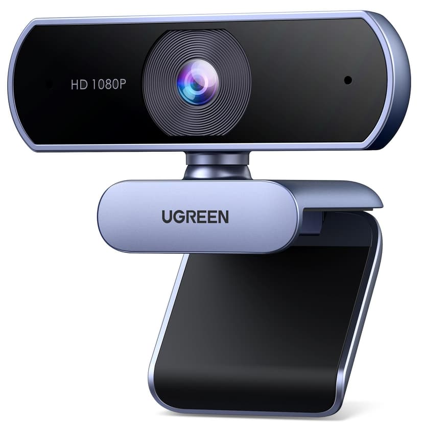 UGREEN 4K/30fps Webcam for PC, Full HD Webcam for Laptop, Clear Stereo Audio Microphone, Auto Light Correction, 70° View Web Cam USB Camera for Live Streaming, Video Calling, Conferences - 1