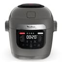 Moulinex Multicook & Fry, multicooker and integrated air fryer, 12 programs, Cooking on 2 levels, Delayed start, Capacity 6L, Grey Hippo, MZ730BF0 - 1