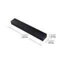 SAMSUNG HW-B400F/ZF Sound Bar, 2.0ch Woofer Integaod, Game Mode, Bluetooth Multiple Connection, Black - 6