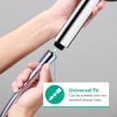 hansgrohe Pulsify Select S - Pommeau de douche économie d'eau avec 9 l/min (EcoSmart), Douchette à main avec 3 types de jet (Edition Activation), Douchette ronde (diamètre 105 mm), Chromé, 24101000 - 8