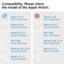 Spigen Nano Pop Bracelet en Silicone Compatible avec Apple Watch Ultra 3/2/1 49mm, Series 11/10 46mm, Series 9/8/7 45mm, 44mm - Orange Beige - 2