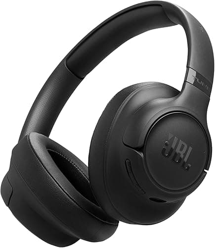 JBL Tune 730 BT, Casque Audio sans Fil, léger et Confortable, Bluetooth 6.0, autonomie jusqu'à 76 h, Charge Rapide, Design Pliable, Son JBL Pure Bass, Google Fast Pair, Microsoft Swift Pair, Noir